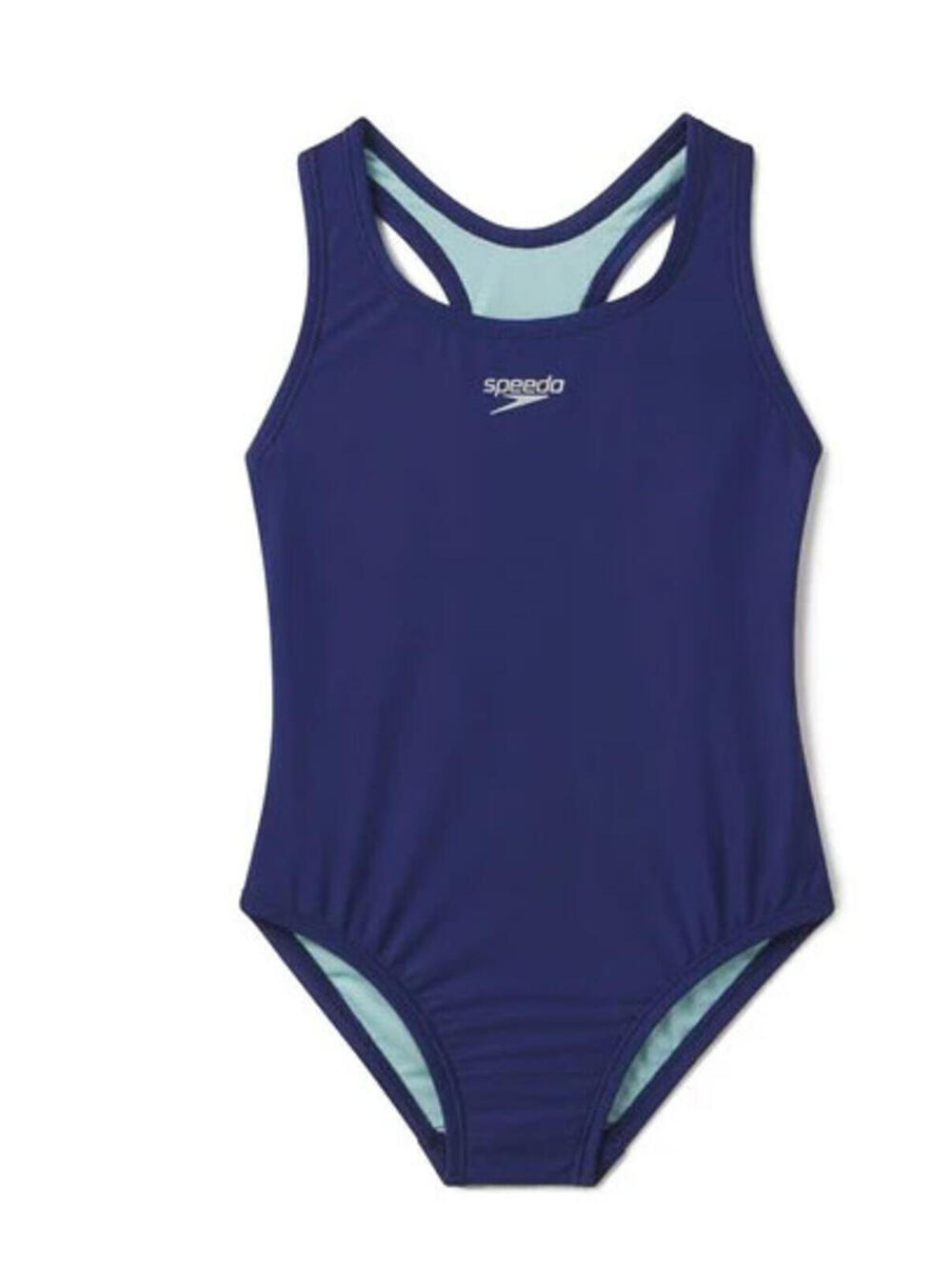Speedo Girls’ Solid Racerback One Piece Swimsuit‎ NWT